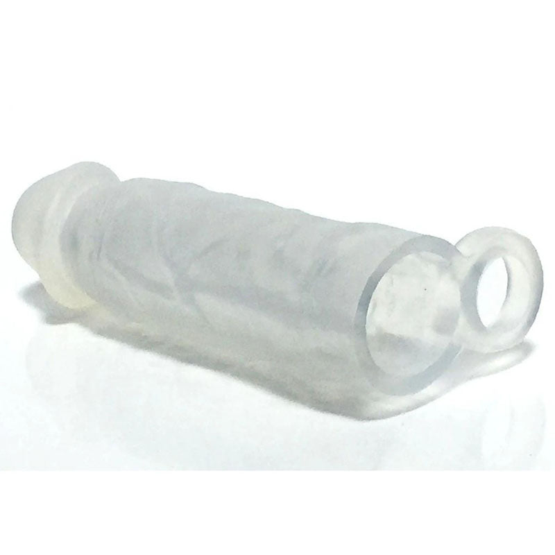 Boneyard Meaty Cock Extender - Clear - Clear Penis Extender Sleeve-BY1062