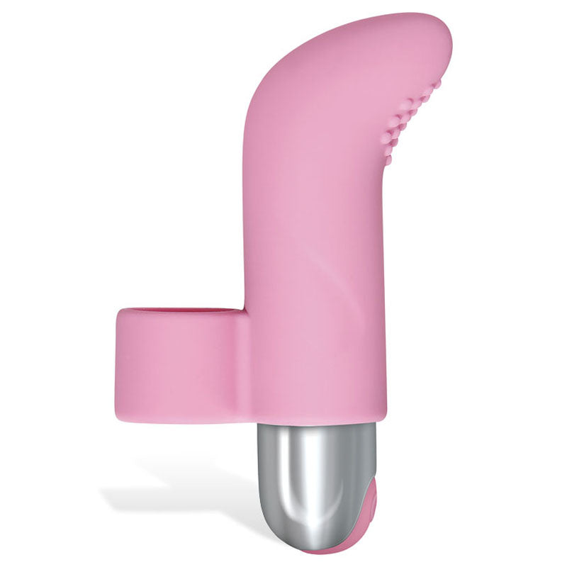 Adam & Eve Silicone Rechargeable Finger Vibe - Pink USB Rechargeable Finger Stimulator