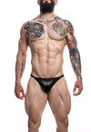 Cut For Men-Brazilianbrief-BlackLeatherette-L