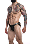 Cut for Men Desire Jockstrap-BlackLeatherette-L