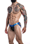 Cut for Men Desire Jockstrap-BlueLeatherette-XL