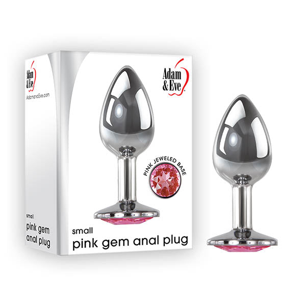 Adam & Eve Pink Gem Anal Plug - Small-(c656 6258)