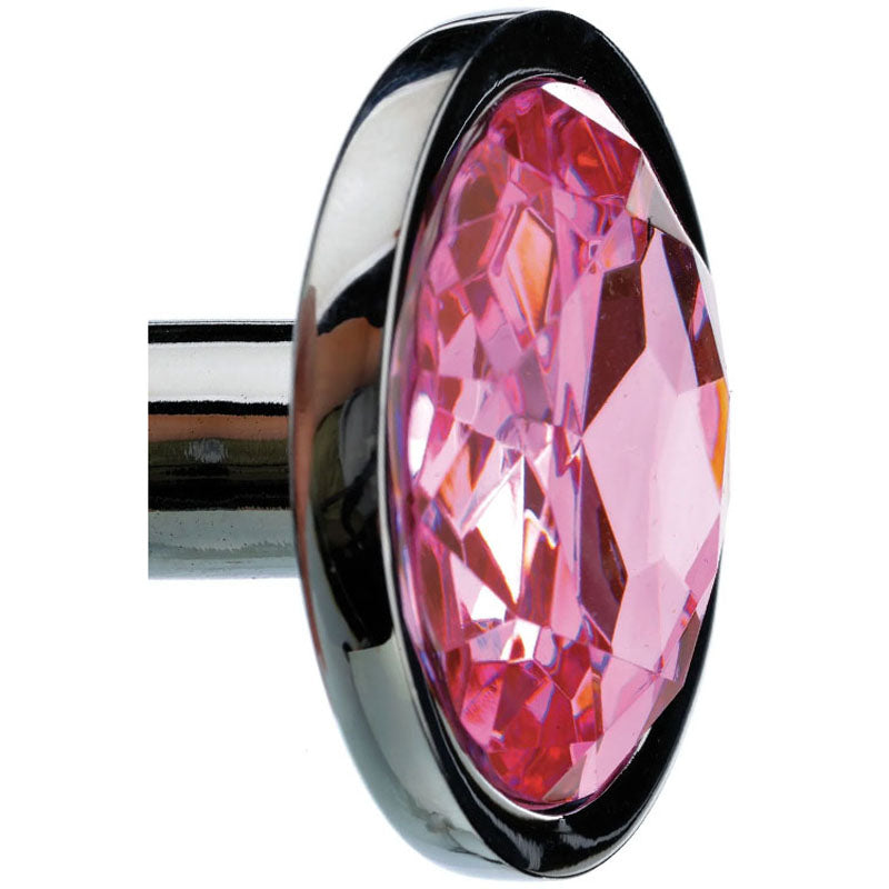 Adam and Eve Pink Gem Anal Plug - Medium-(c656 6268)