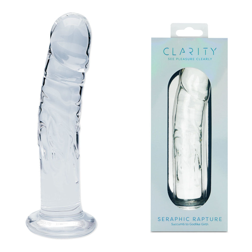 Clarity - Seraphic Rapture - Clear 17.8 cm Glass Dildo-CLA-16