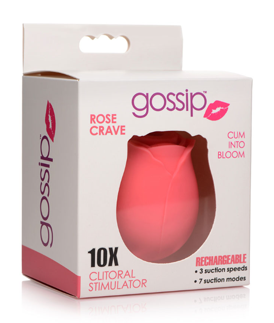 GOSSIP CUM INTO BLOOM CLITORAL VIBRATOR - ROSE CRAVE-CN-04-0756-65