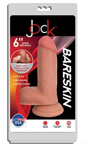 JOCK 6" Bareskin Dong with Balls-CN09060910