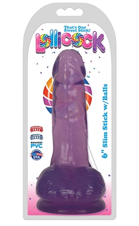 6" Slim Stick with Balls - Grape Ice****-CN14051251