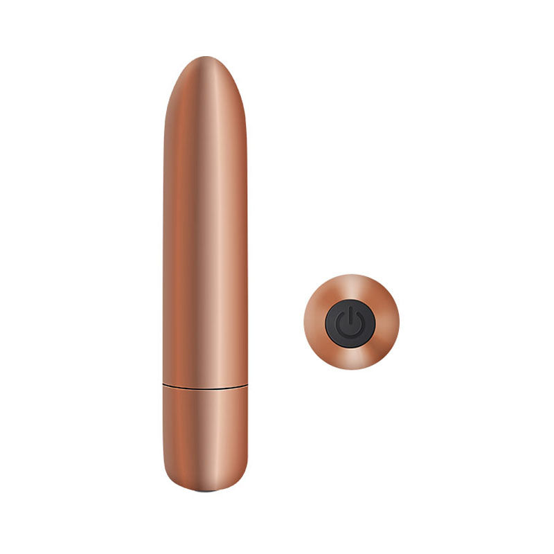 Adam & Eve COPPER CUTIE Rechargeable Bullet - Copper 10 cm USB Rechargeable Bullet-D731 4500