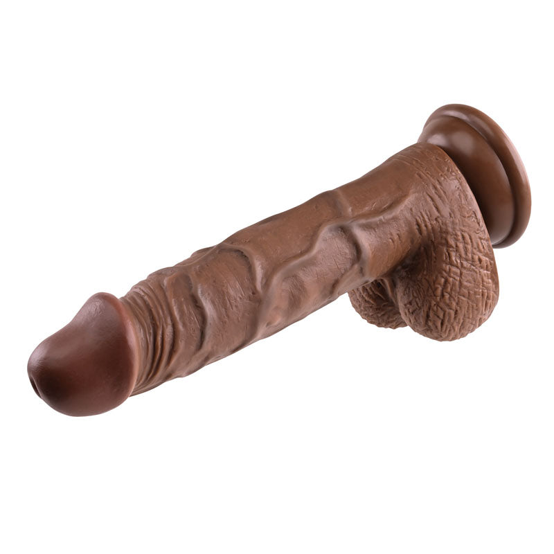 Evolved REALISTIC DILDO 8 DARK - Brown 21 cm Dong-EN-DD-0143-2