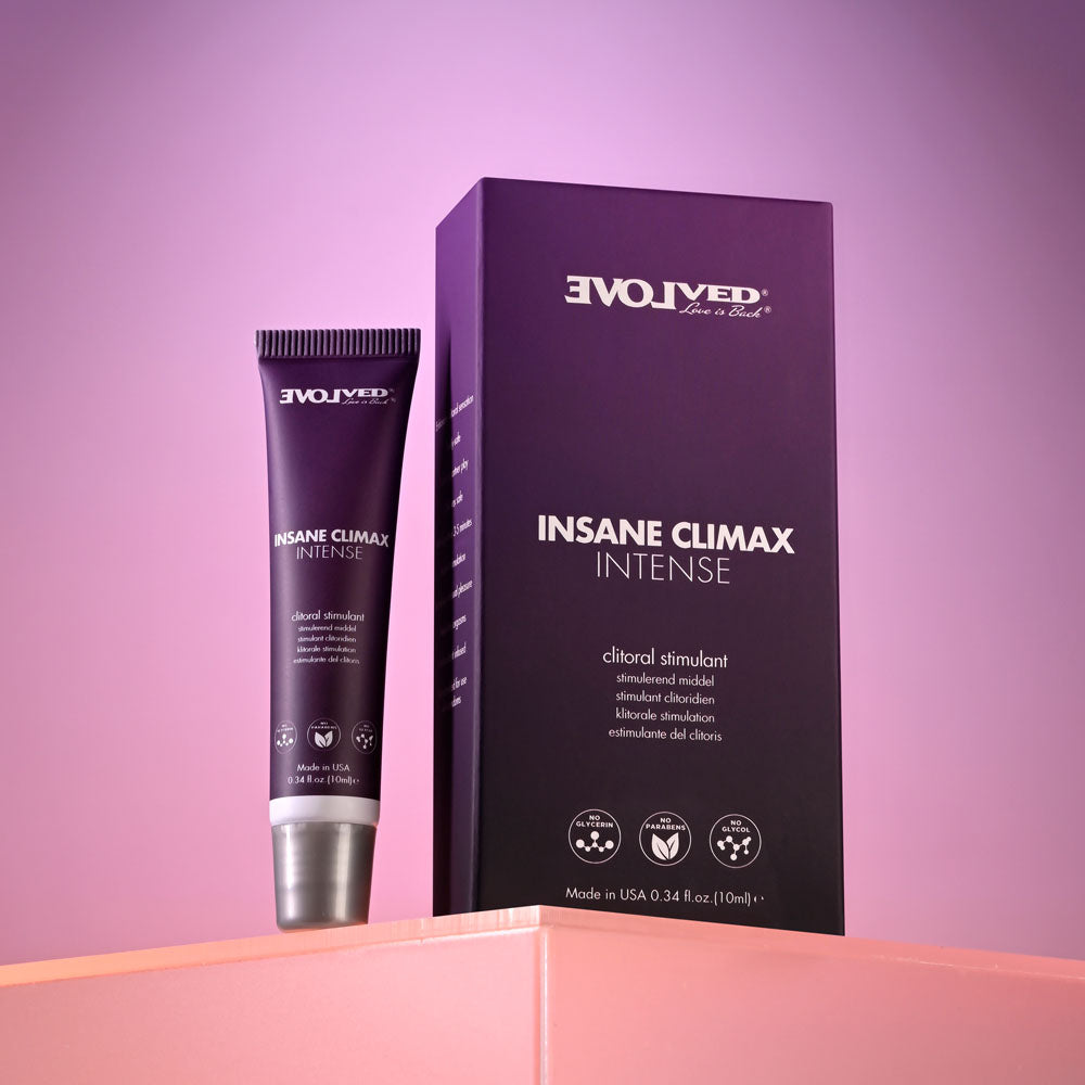 Evolved INSANE CLIMAX - INTENSE - Clitoral Stimulation Gel - 10 ml Tube-EN-LQ-4370-2