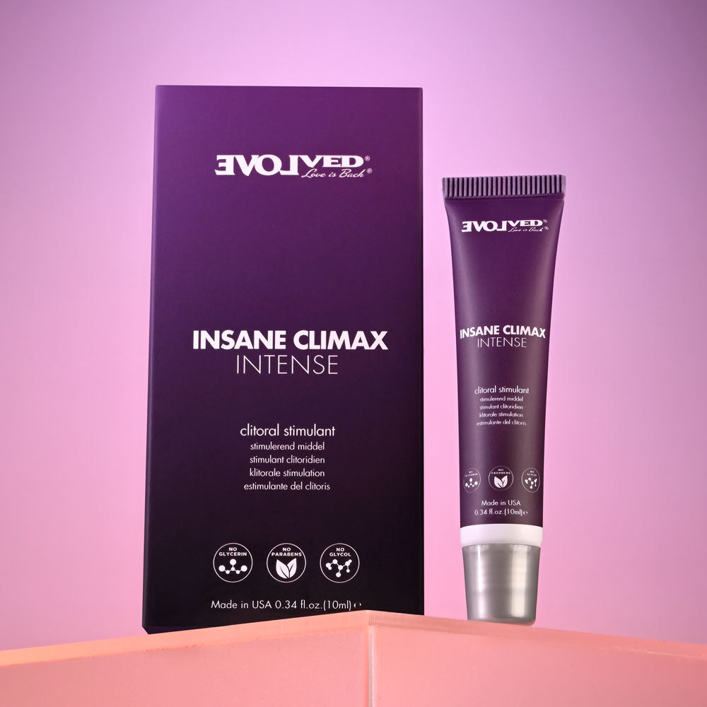 Evolved INSANE CLIMAX - INTENSE - Clitoral Stimulation Gel - 10 ml Tube-EN-LQ-4370-2