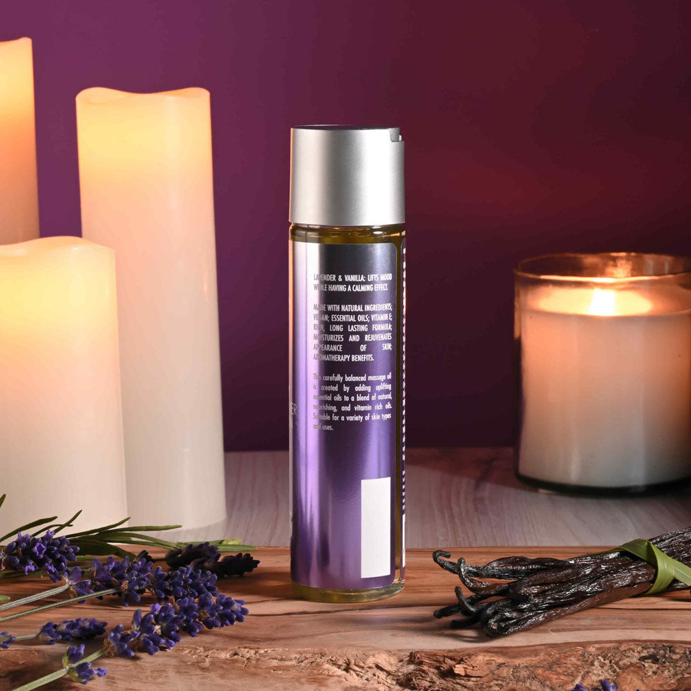 Evolved ANOINT PERFUMERY - Lavender Flower & Vanilla Bean - Lavender Flower & Vanilla Bean Massage Oil - 120 ml Bottle-EN-LQ-4431-2