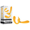 Evolved THE MONARCH - Yellow USB Rechargeable Multi Use Couples Vibrator-EN-RS-1102-2