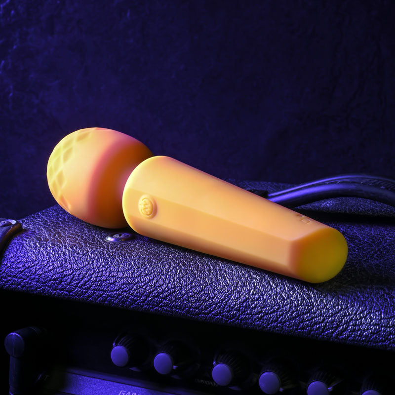 Evolved SUNSHINE - Yellow 17 cm USB Rechargeable Massage Wand-EN-RS-1324-2