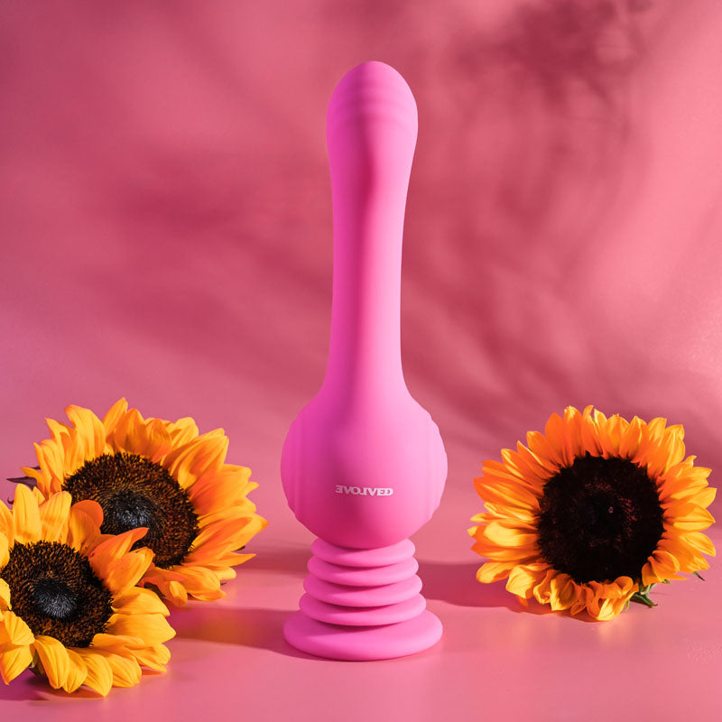 Evolved GYRO VIBE - Pink 24.8 cm USB Rechargeable Super Vibrator-EN-RS-1607-2