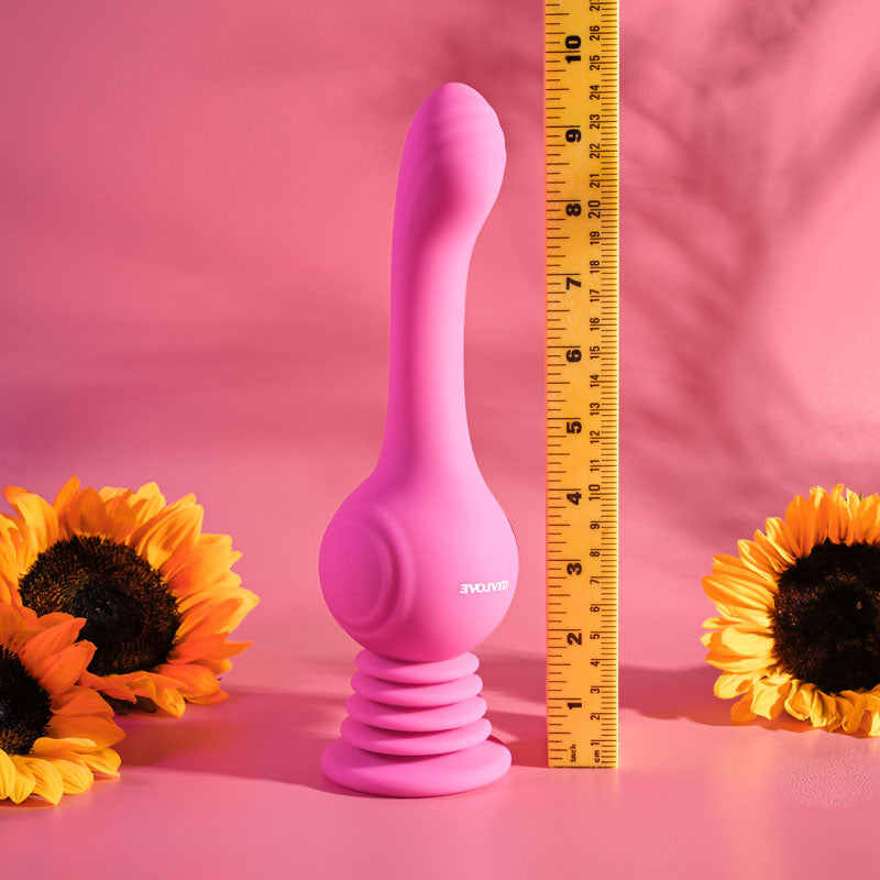 Evolved GYRO VIBE - Pink 24.8 cm USB Rechargeable Super Vibrator-EN-RS-1607-2