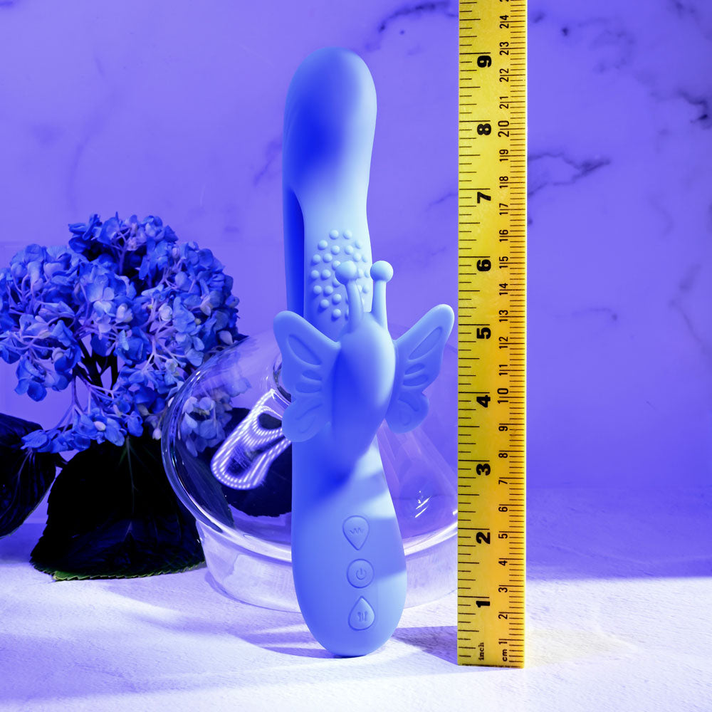 Evolved BUTTERFLY DREAMS - Purple 23.8 cm USB Rechargeable Butterfly Vibrator-EN-RS-2512-2