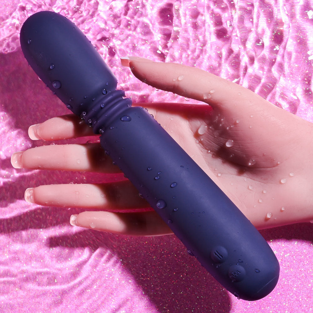 Evolved HANDY THRUSTER - Purple 20.3 cm USB Rechargeable Thrusting Vibrator-EN-RS-3069-2