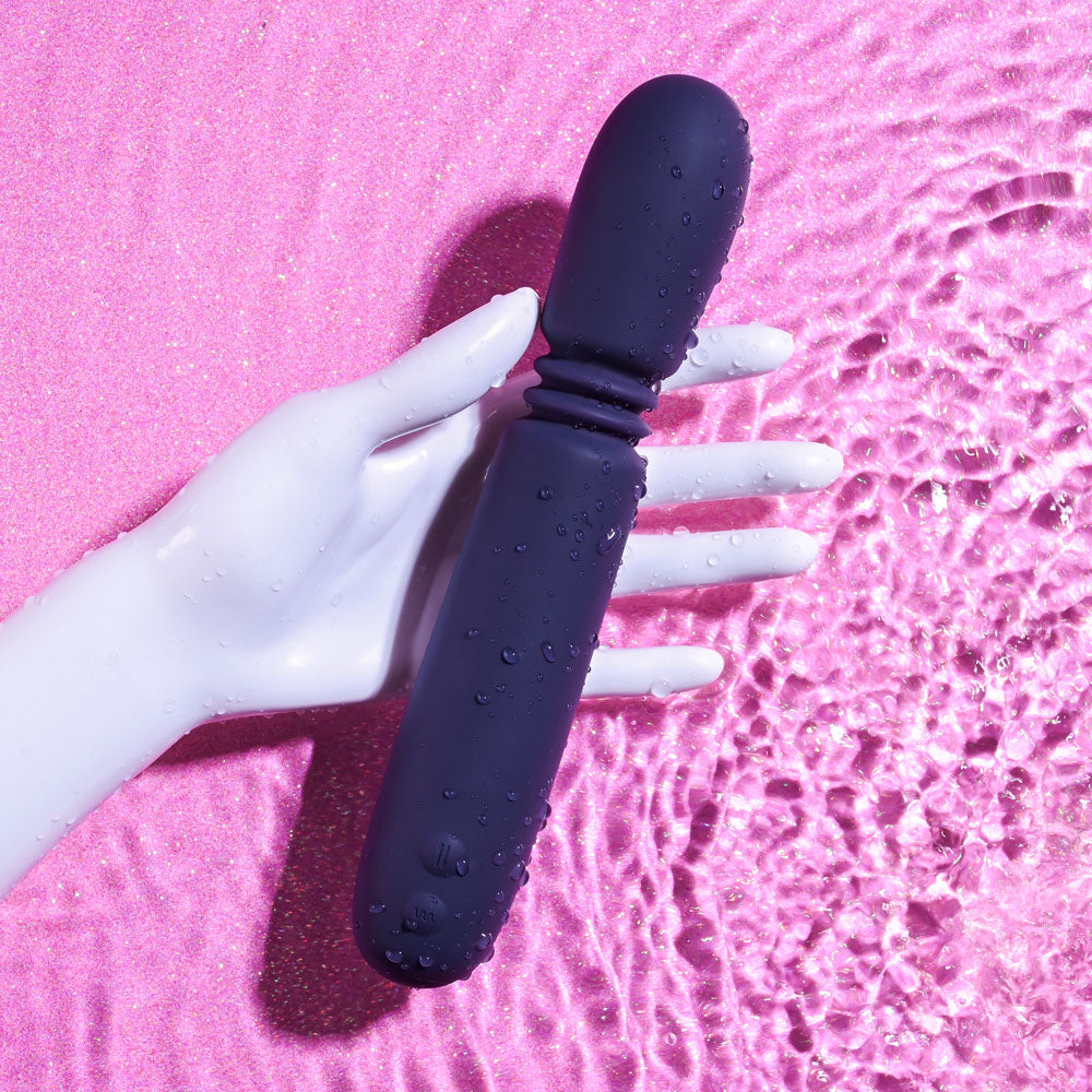 Evolved HANDY THRUSTER - Purple 20.3 cm USB Rechargeable Thrusting Vibrator-EN-RS-3069-2