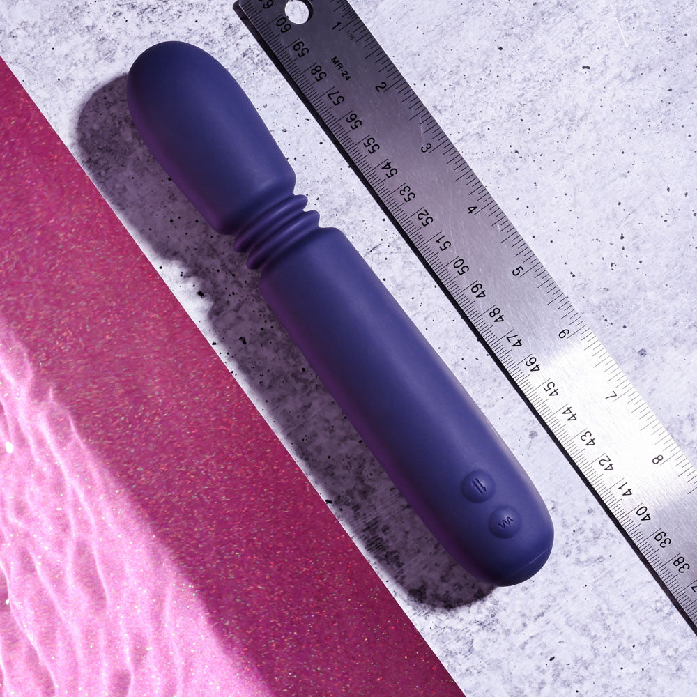 Evolved HANDY THRUSTER - Purple 20.3 cm USB Rechargeable Thrusting Vibrator-EN-RS-3069-2