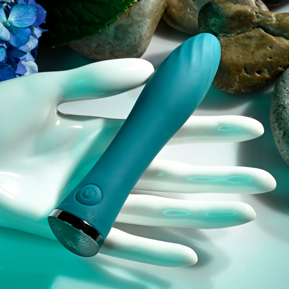 Evolved ULTRA WAVE - Blue 13 cm USB Rechargeable Mini Vibrator-EN-RS-3076-2