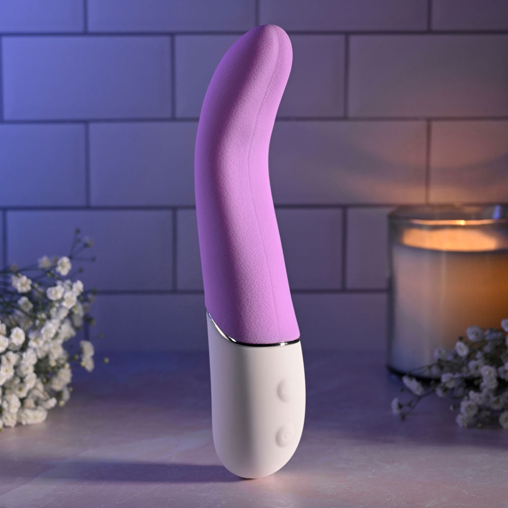 Evolved SLIP OF THE TONGUE - Purple 21.1 cm USB Rechargeable Flicking Tongue Vibrator-EN-RS-5674-2