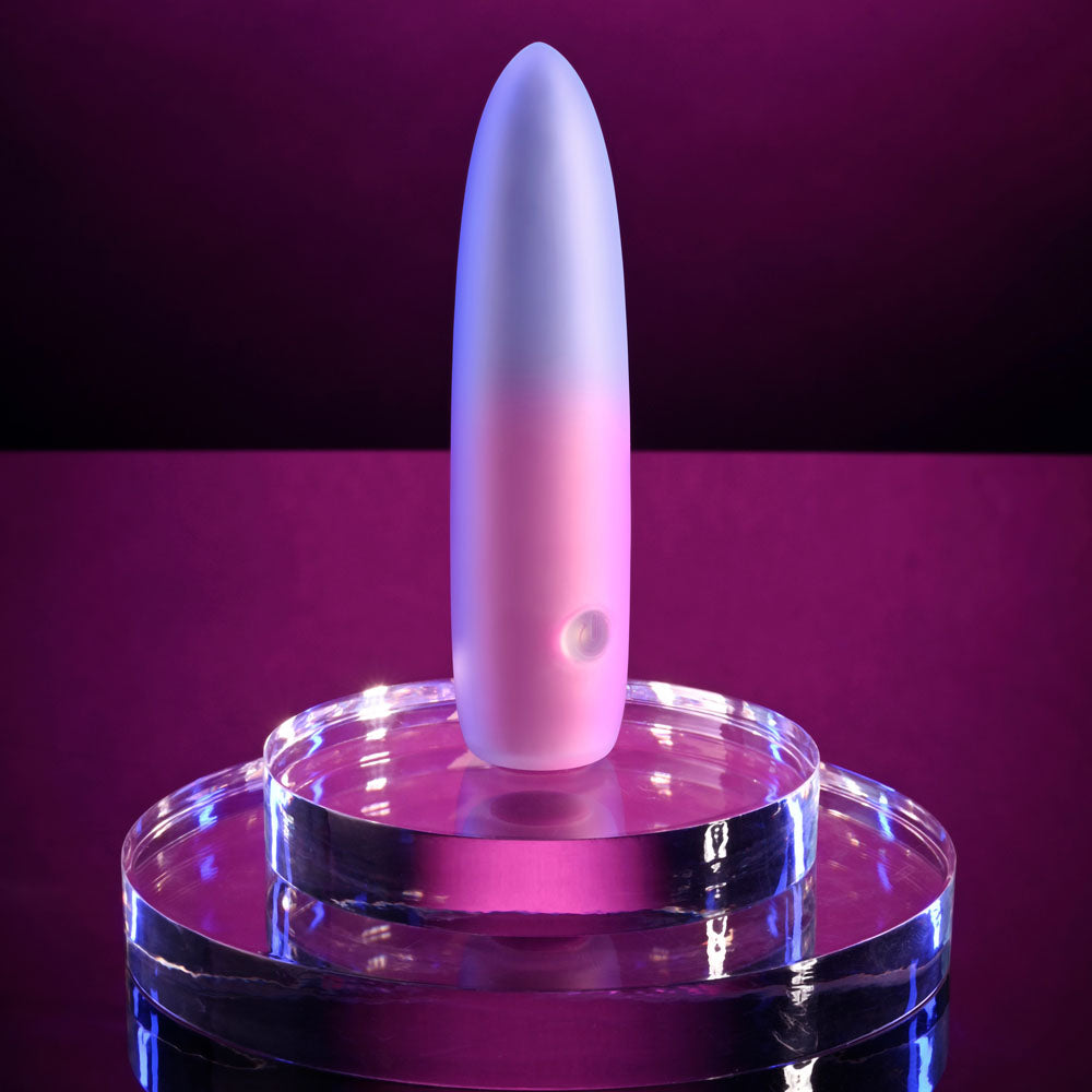 Evolved PARADISE BULLET - Pink/Purple 10.2 cm USB Rechargeable Bullet-EN-RS-5698-2