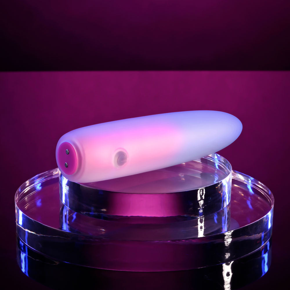 Evolved PARADISE BULLET - Pink/Purple 10.2 cm USB Rechargeable Bullet-EN-RS-5698-2