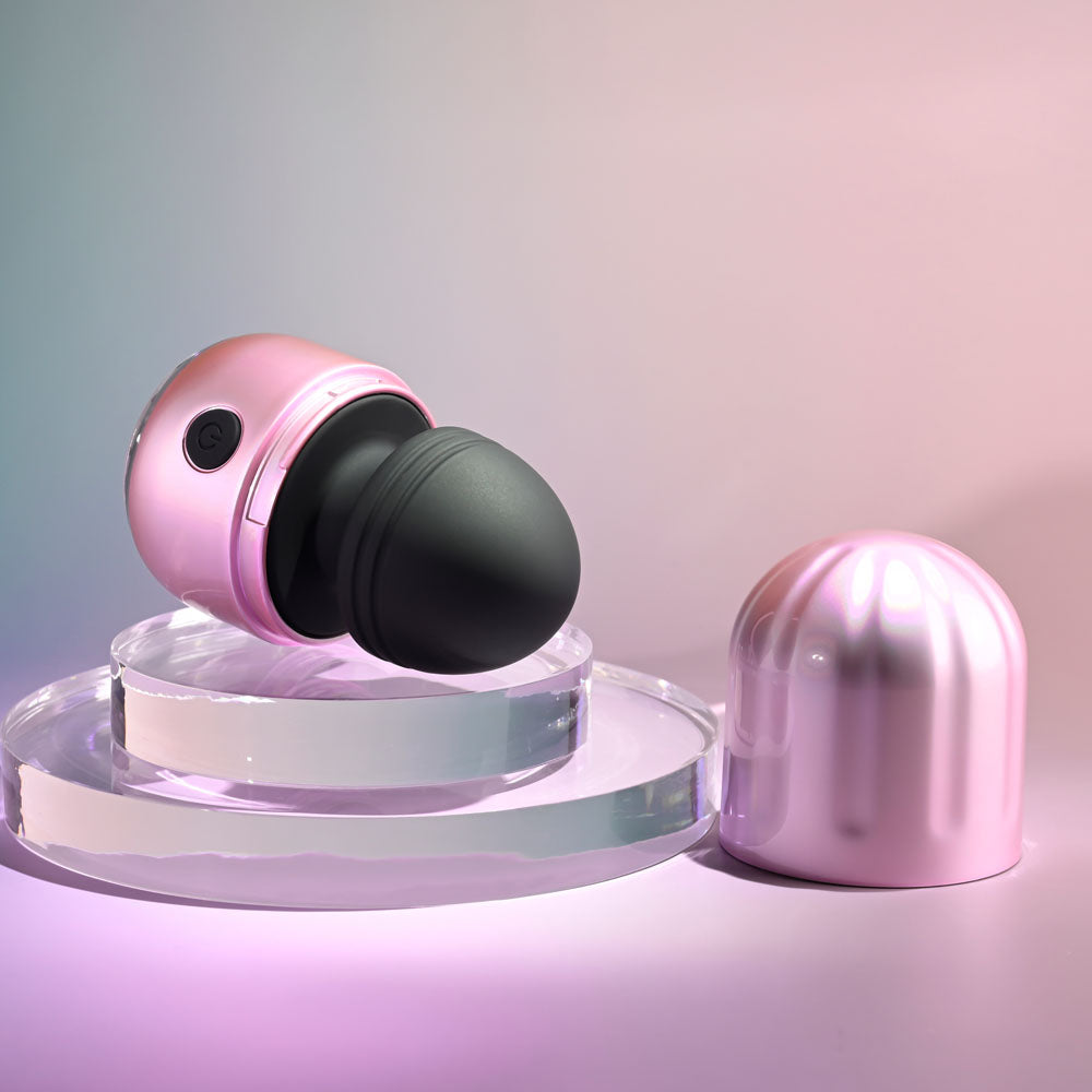 Evolved VACATION VIBES - VIBRATING - Pink/Black 8.5 cm USB Rechargeable Vibrating Stimulator-EN-RS-5971-2