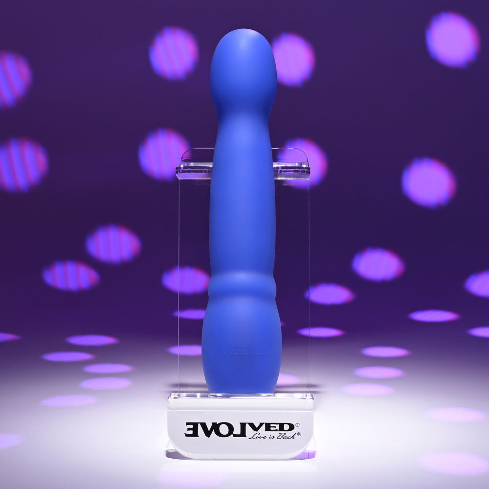 Evolved DISCO DIVA - Blue 20.9 cm USB Rechargeable Light Up Vibrator-EN-RS-6169-2