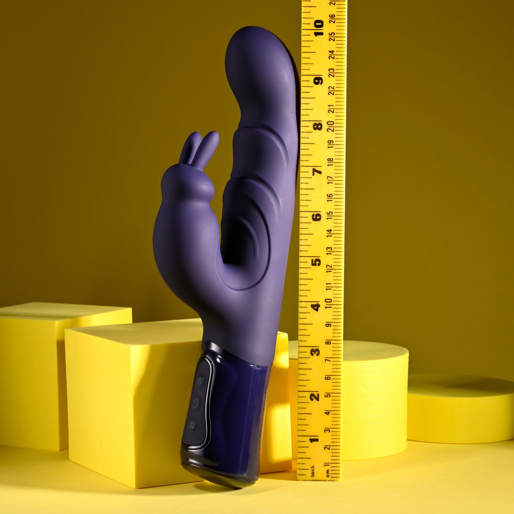 Evolved BIG DEAL - Purple 25.7 cm USB Rechargeable Rabbit Vibrator-EN-RS-6220-2