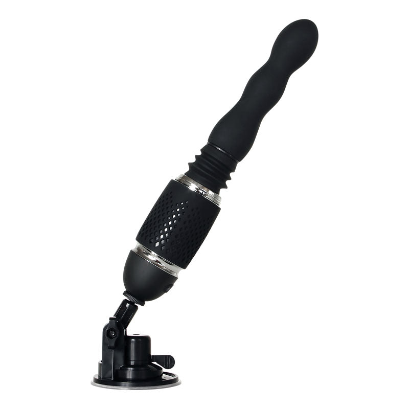 Evolved Thrust & Go - Black 15 cm USB Rechargeable Thrusting Vibrator with Interchangable Shafts-EN-RS-6320-2