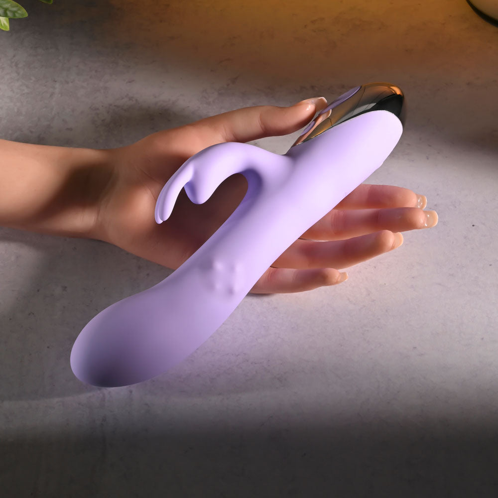 Evolved SPINDERELLA - Purple USB Rechargeable Rabbit Vibrator - EN-RS-6534-2