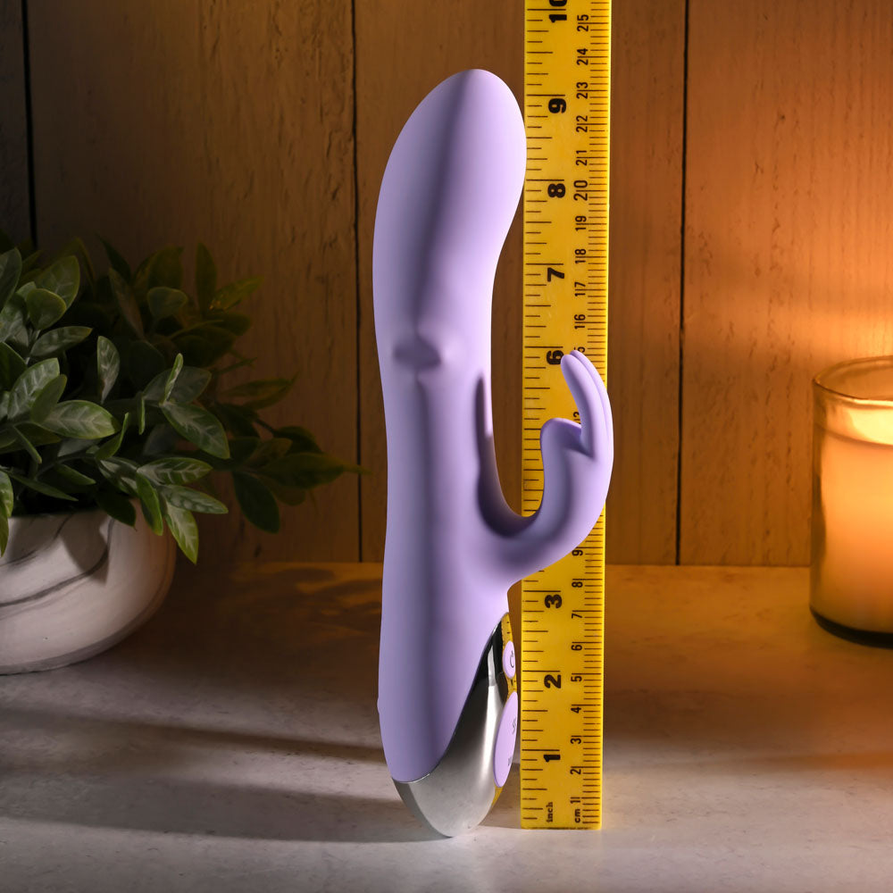 Evolved SPINDERELLA - Purple USB Rechargeable Rabbit Vibrator - EN-RS-6534-2