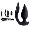 Evolved THE GENIE - Black 11.2 cm USB Rechargeable Vibrating Plug with Wireless Remote-EN-RS-6770-2