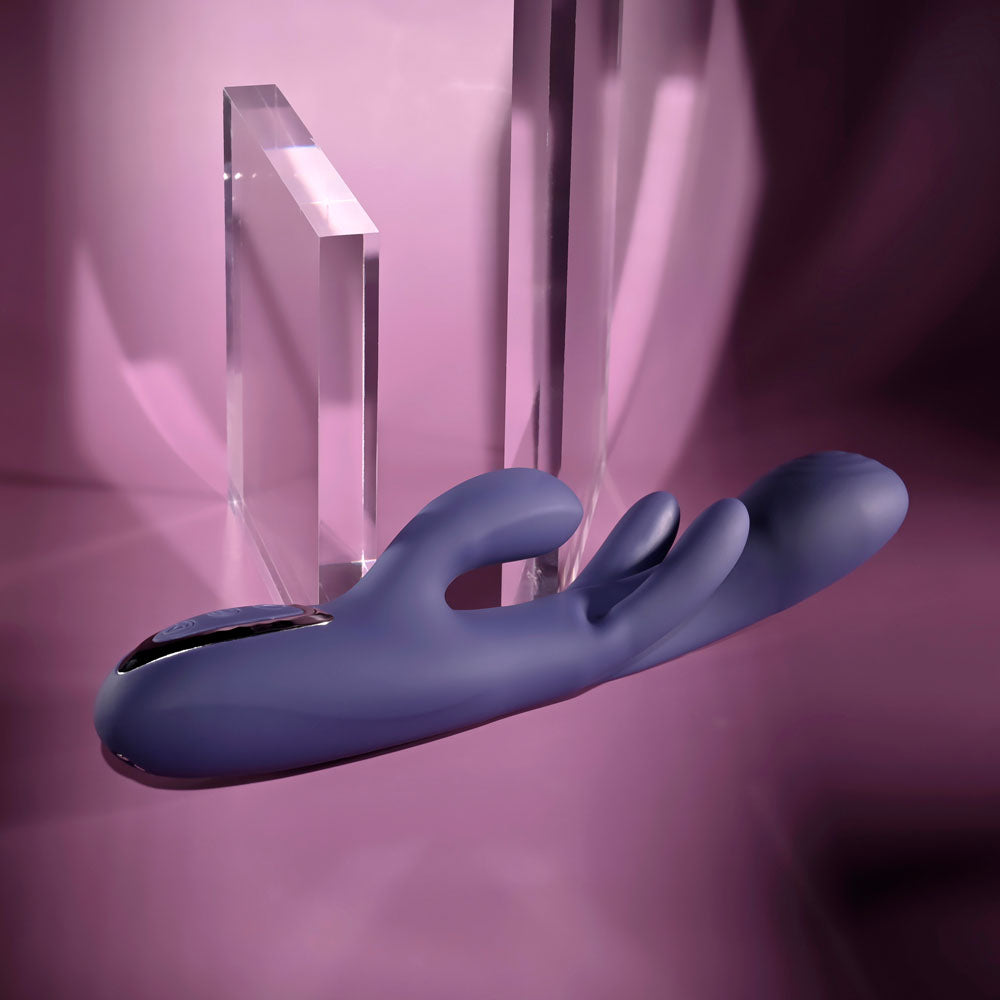 Evolved BOW DOWN - Purple USB Rechargeable Rabbit Vibrator - EN-RS-6985-2