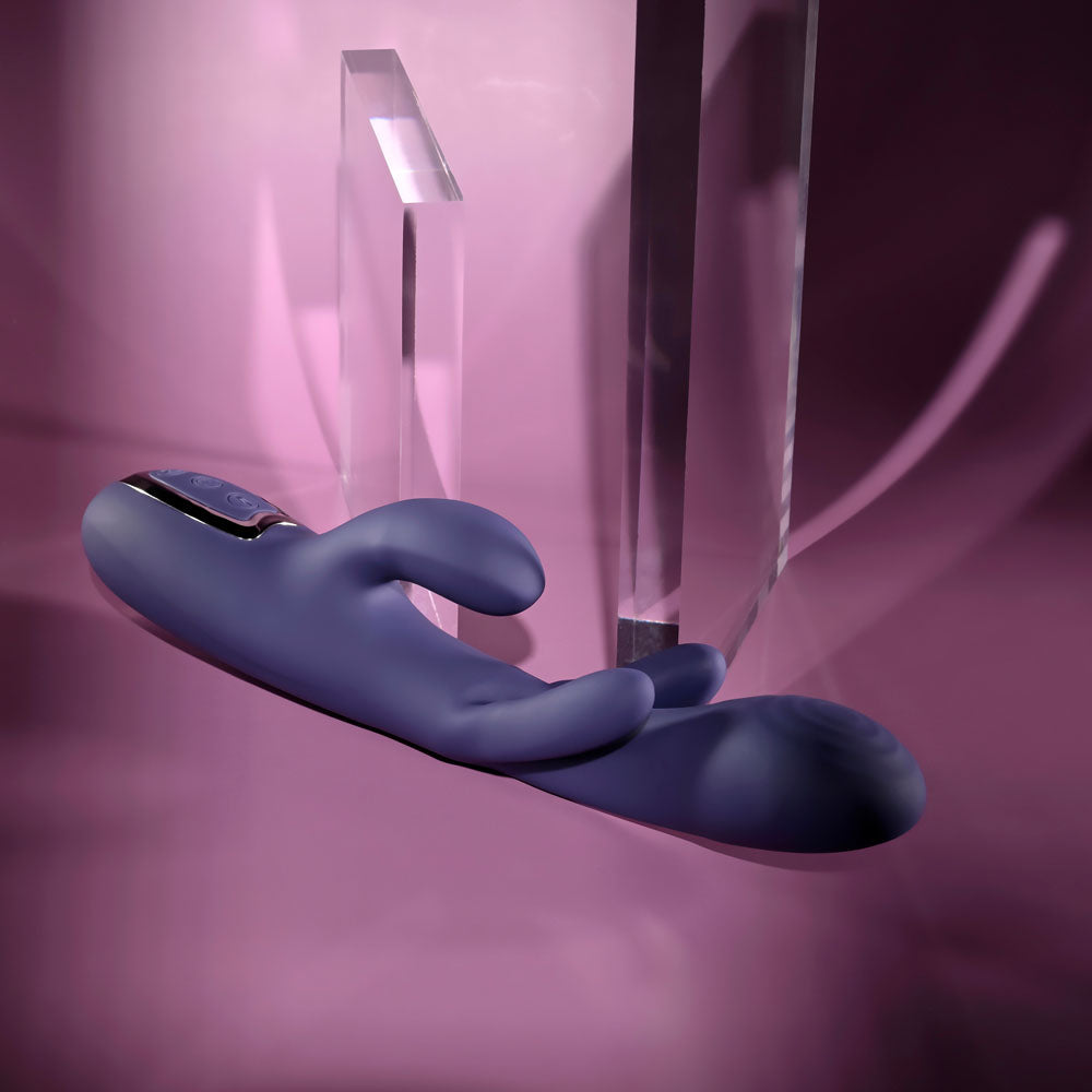 Evolved BOW DOWN - Purple USB Rechargeable Rabbit Vibrator - EN-RS-6985-2
