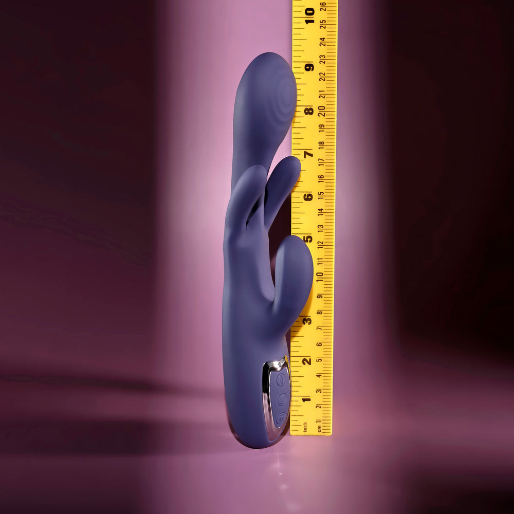 Evolved BOW DOWN - Purple USB Rechargeable Rabbit Vibrator - EN-RS-6985-2