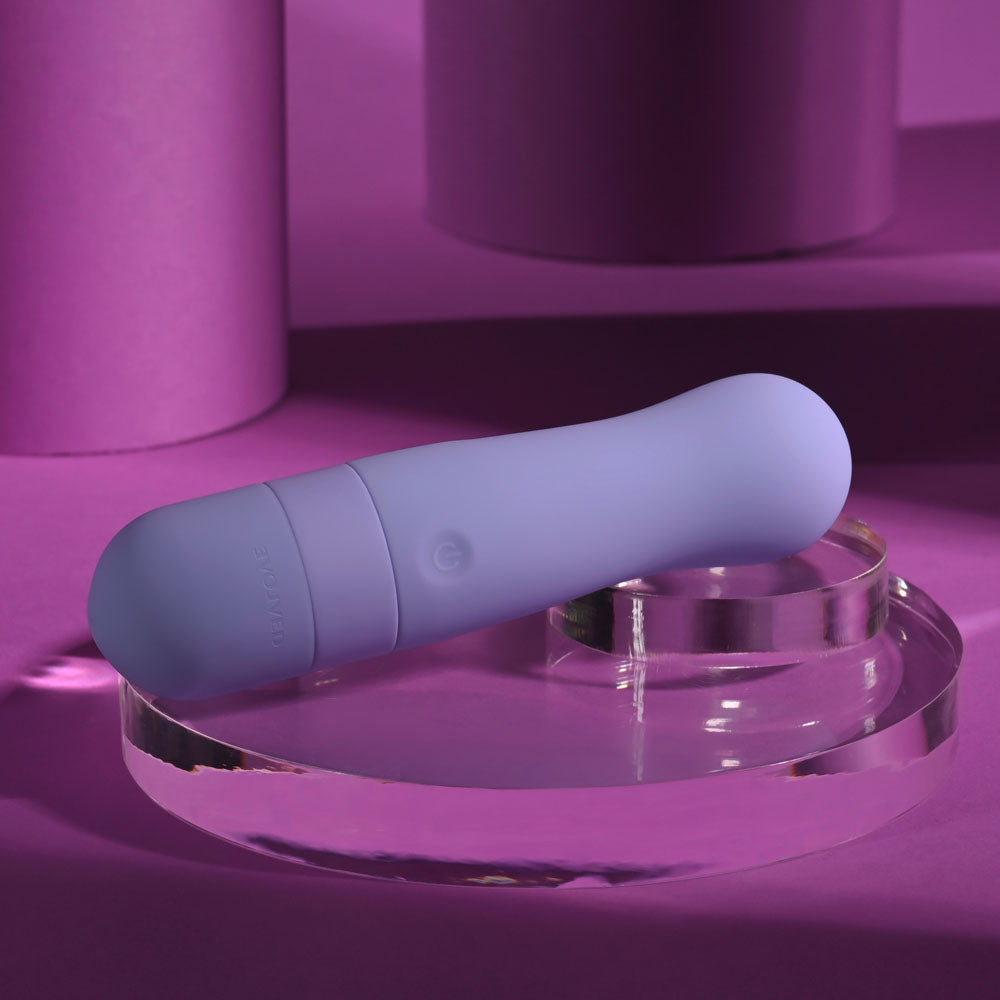Evolved SQUISHY BULLET - Purple 11 cm USB Rechargeable Bullet - EN-RS-7272-2