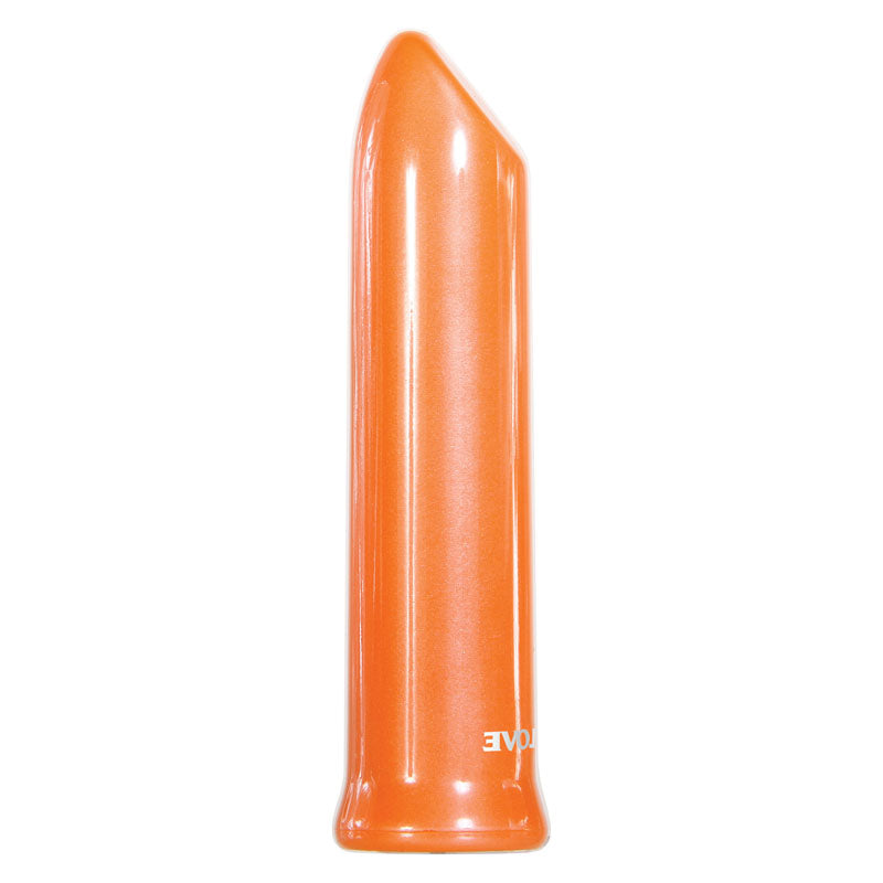 Evolved Lip Service - Orange 10 cm USB Rechargeable Lipstick Vibrator-EN-RS-7648-2