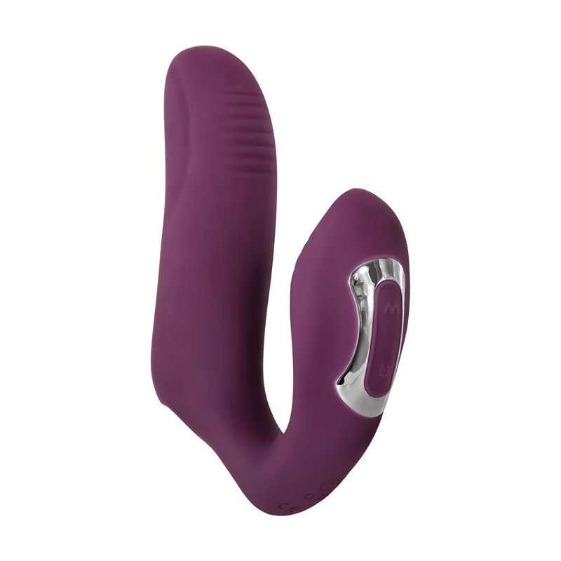 Evolved Helping Hand - Purple USB Rechargeable Dual Finger Stimulator-EN-RS-7747-2