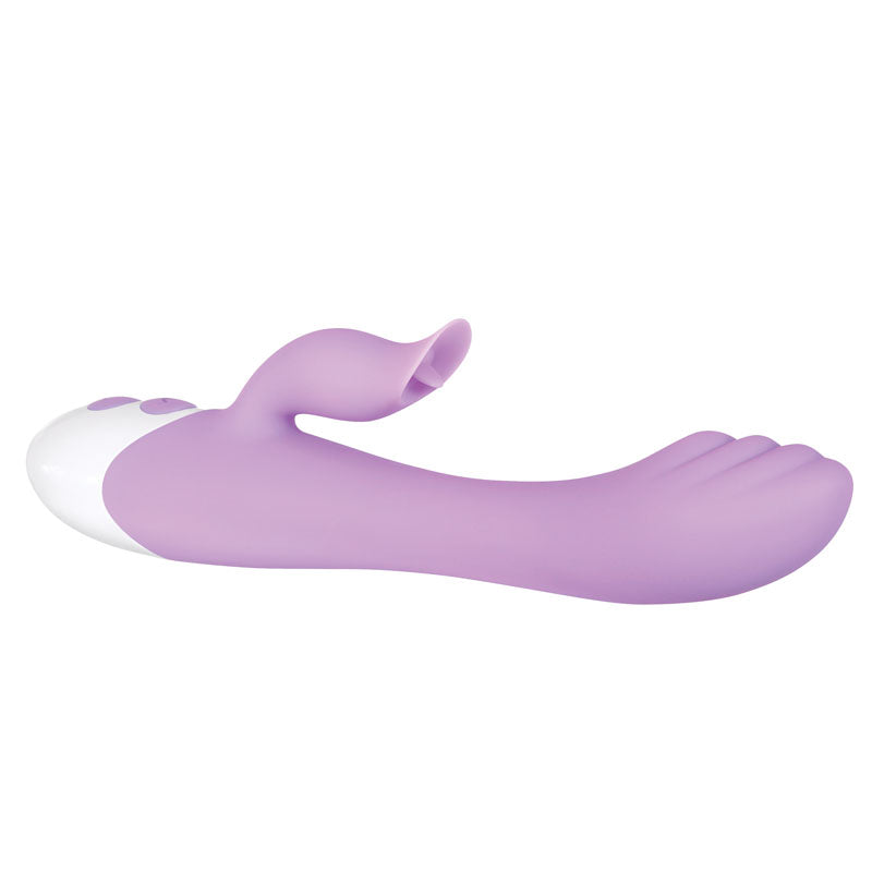 Evolved PLEASING PETAL - Lilac 19.7 cm USB Rechargeable Rabbit Vibrator-EN-RS-9246-2