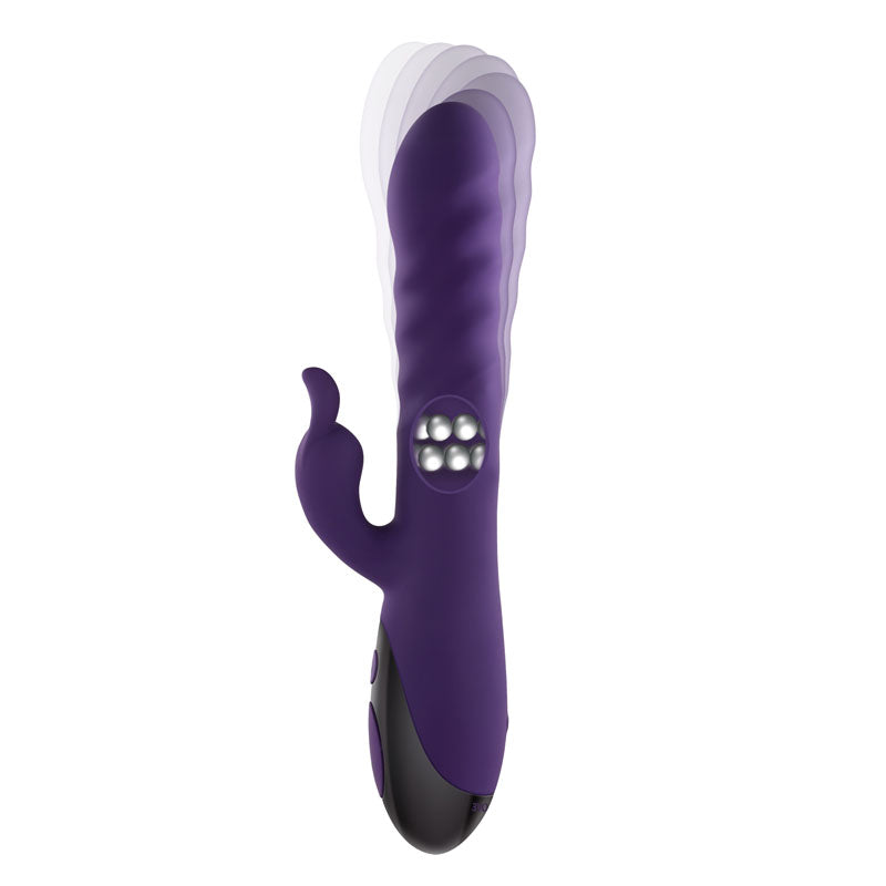 Evolved RASCALLY RABBIT - Purple 22.9 cm USB Rechargeable Rabbit Vibrator-EN-RS-9345-2