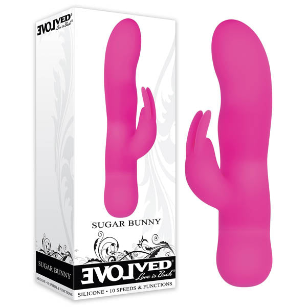 Sugar Bunny - Pink 17.1 cm (6.75) Rabbit Vibrator-EN-VB-1172-2