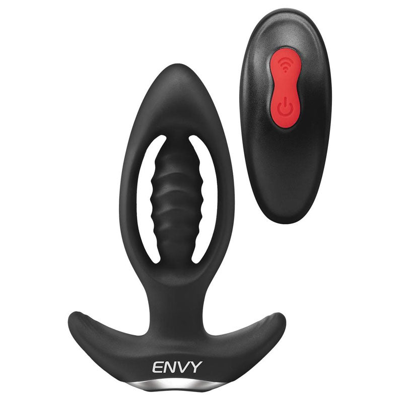 Envy Enticer Expander Butt Plug - Black 12.7 cm USB Rechargeable Butt Plug with Wireless Remote-ENV-1001