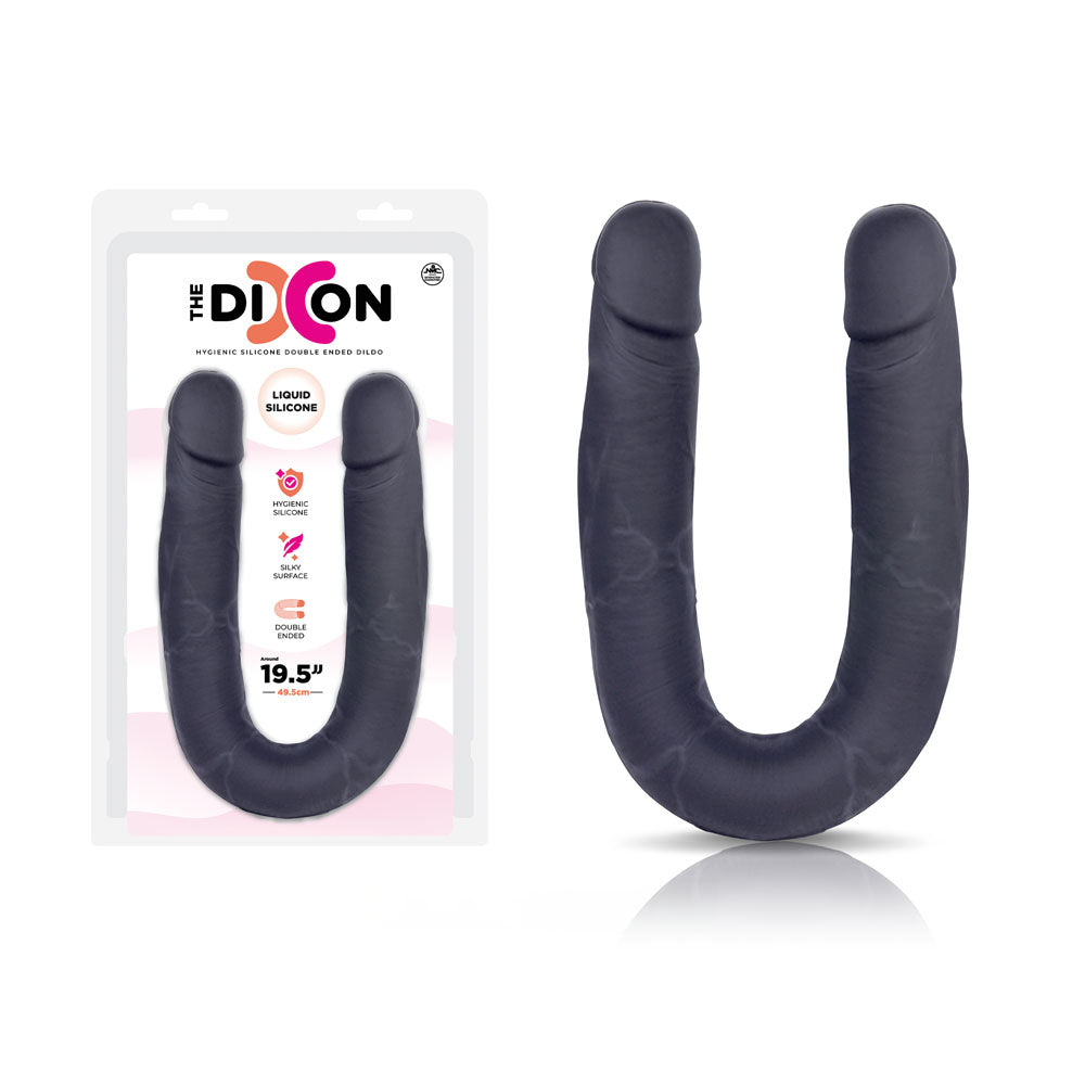 The Dixon - Black - Black 50 cm Silicone Double Dong-F06Q022A00-010