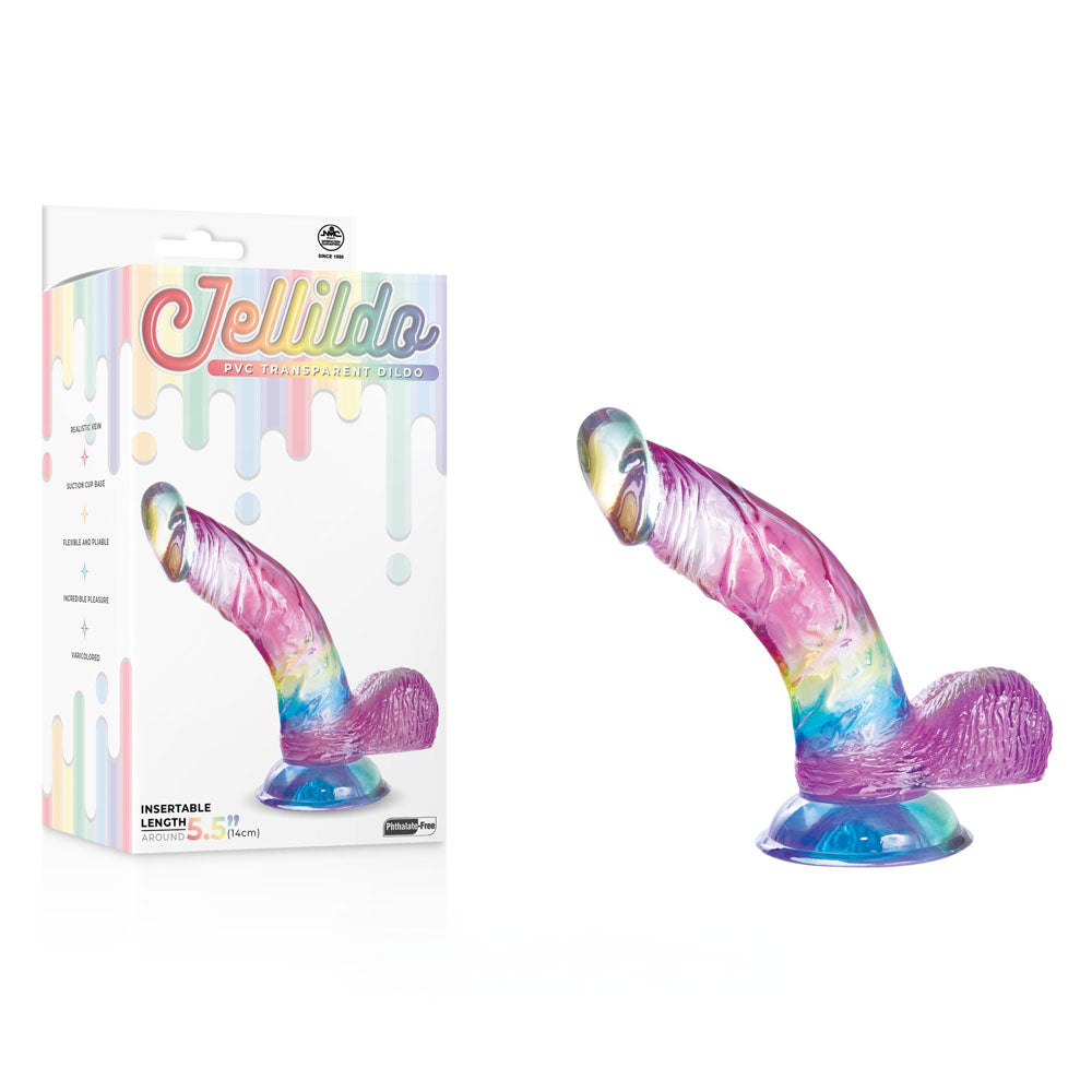 Jellido 14cm Curved Dildo - Clear Coloured 14 cm Dildo-F06R004B00-000