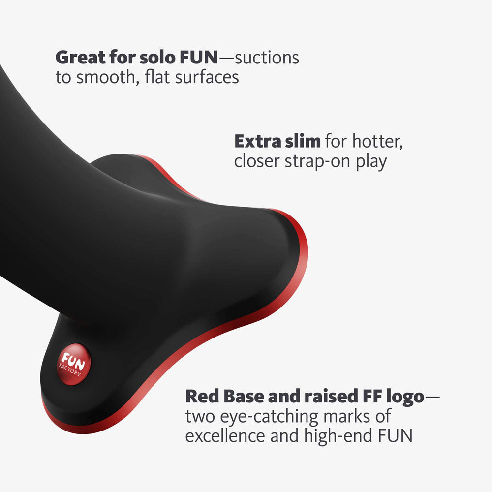 Fun Factory AMOR black - Black 14.6 cm Dildo-FF000845BK01