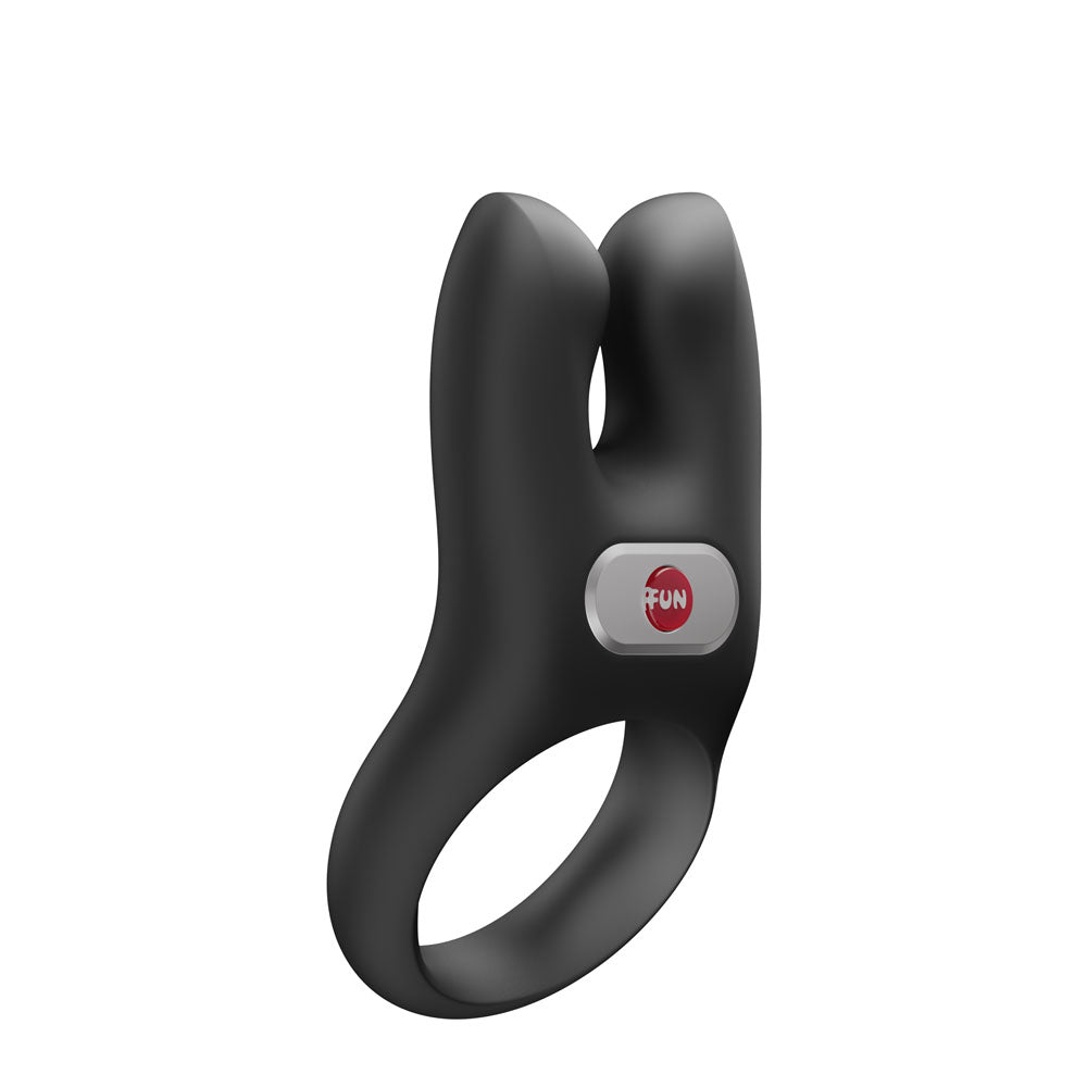Fun Factory NOS Black - Black USB-C Rechargeable Vibrating Cock Ring-FF000979BK01
