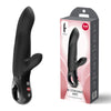 Fun Factory BI STRONIC ARC Black - Black 21.6 cm USB-C Rechargeable Thrusting Vibrator - FF001018BK01